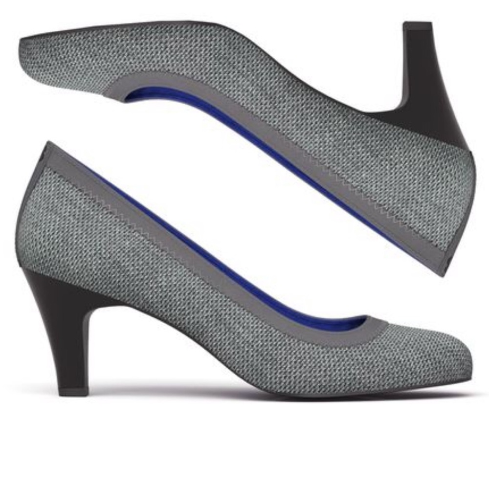 Betabrand Late-To-The-Gate Heels (Pewter)